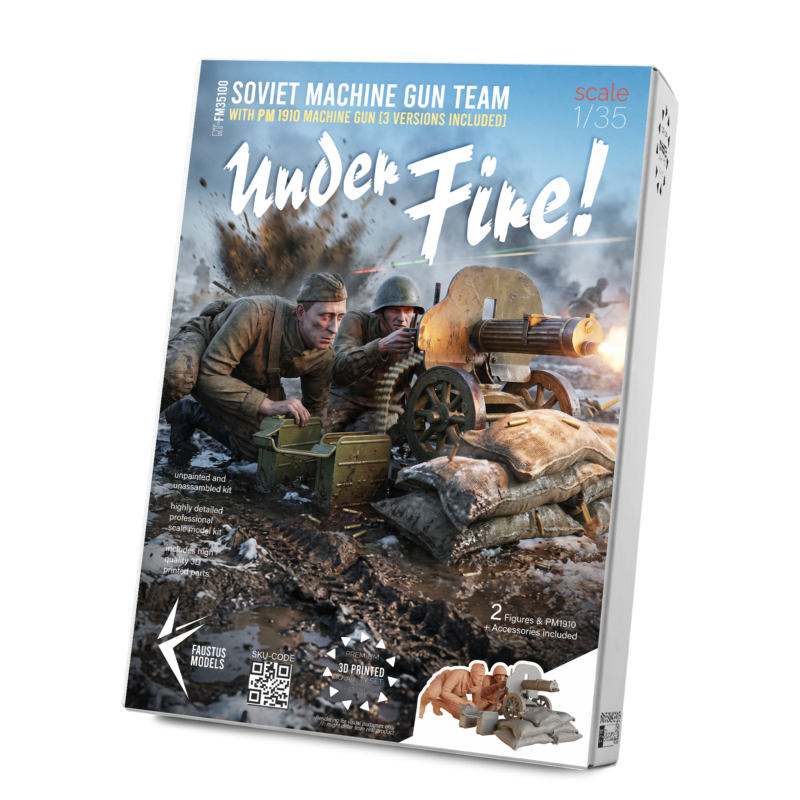 "Under Fire" Soviet Machine Gun Team 1/35 – product image