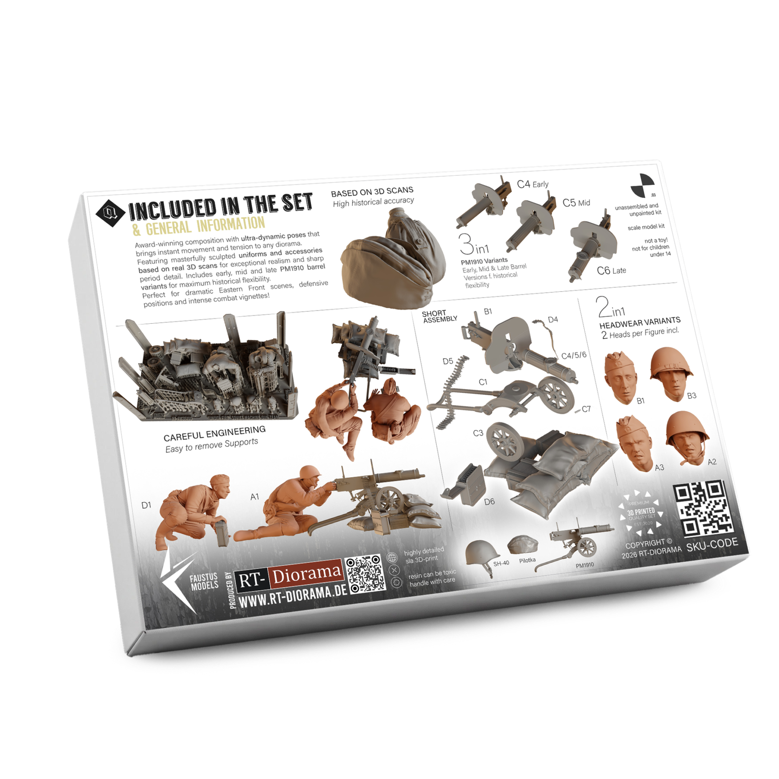 "Under Fire" Soviet Machine Gun Team 1/35 – product image