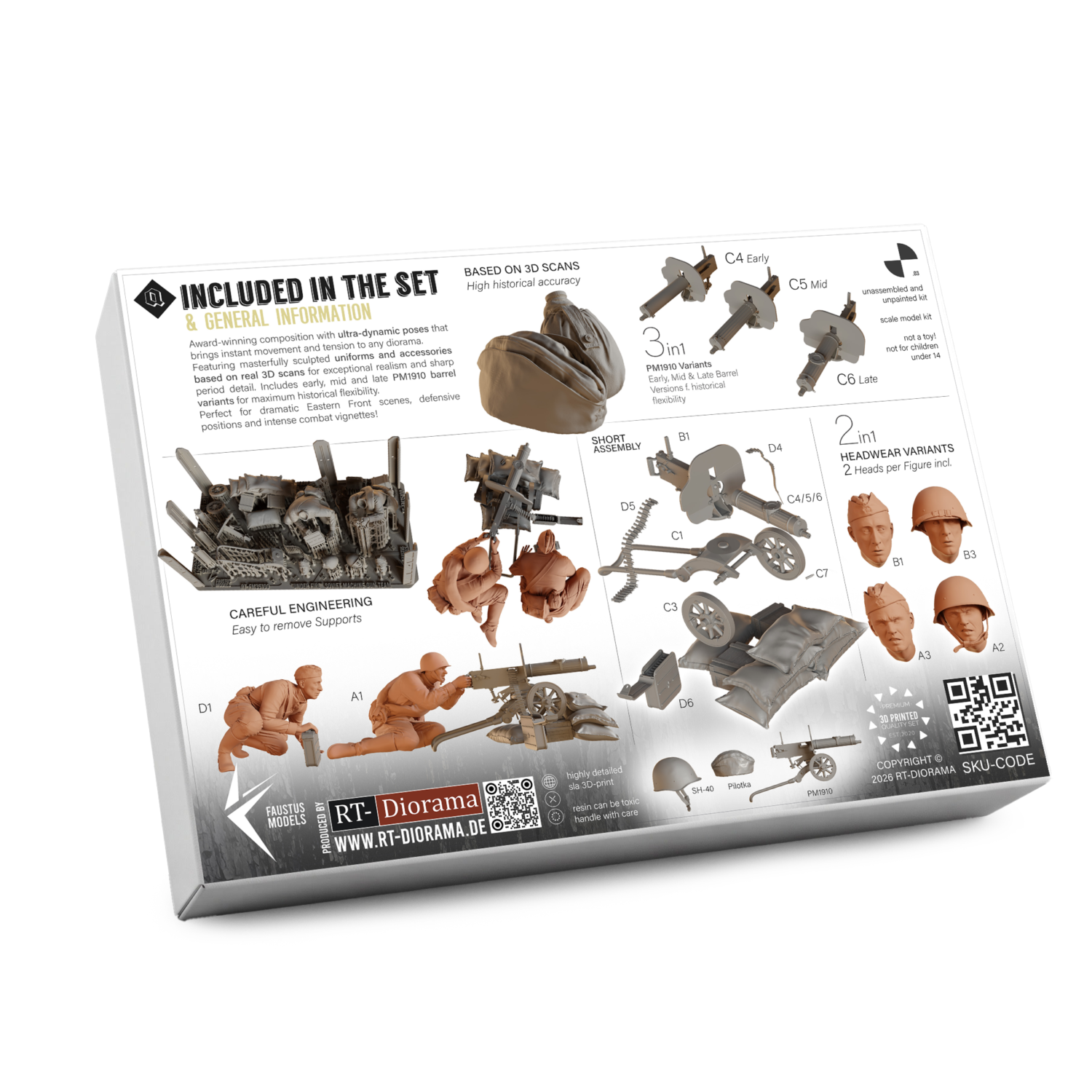 "Under Fire" Soviet Machine Gun Team 1/35 – product image