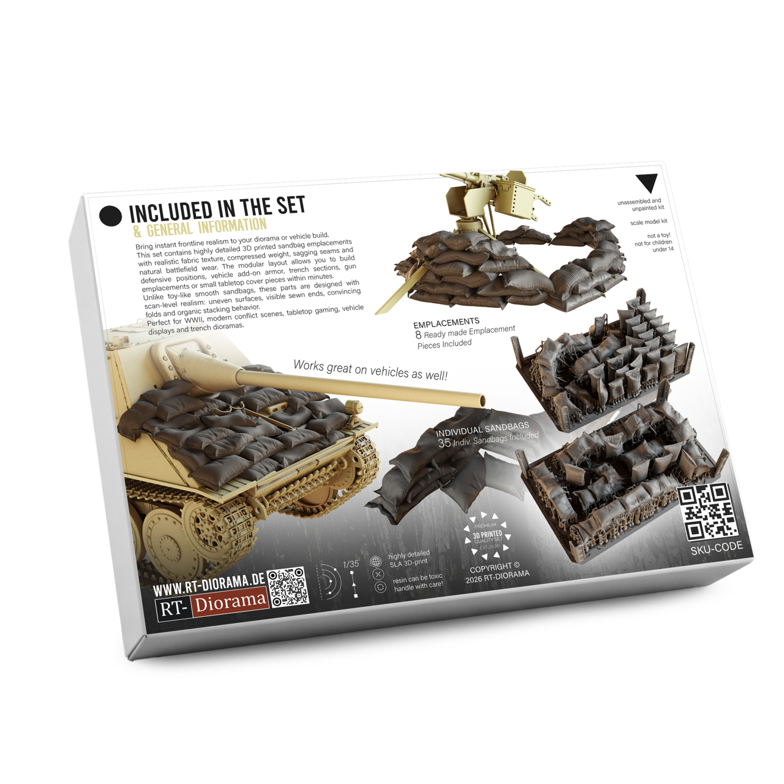 Sandbag Emplacements [Sewn Variant] 1/35 – product image