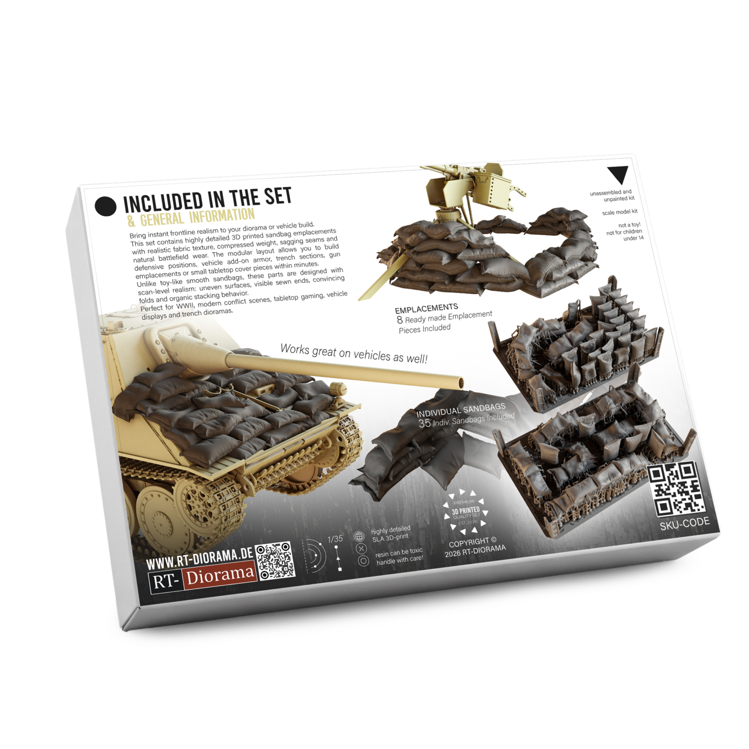 Sandbag Emplacements [Sewn Variant] 1/35 – product image