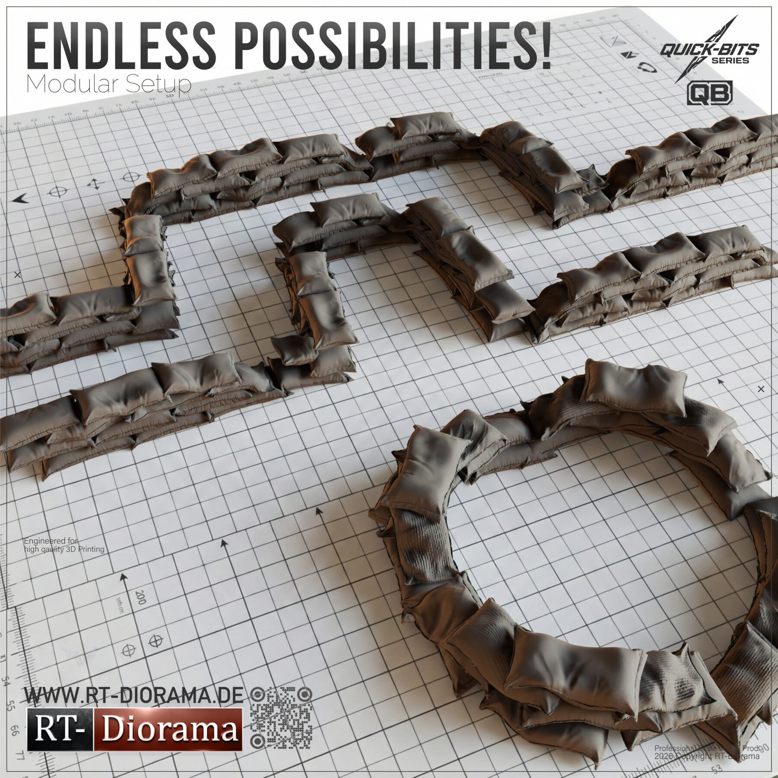 Sandbag Emplacements [Sewn Variant] 1/35 – product image