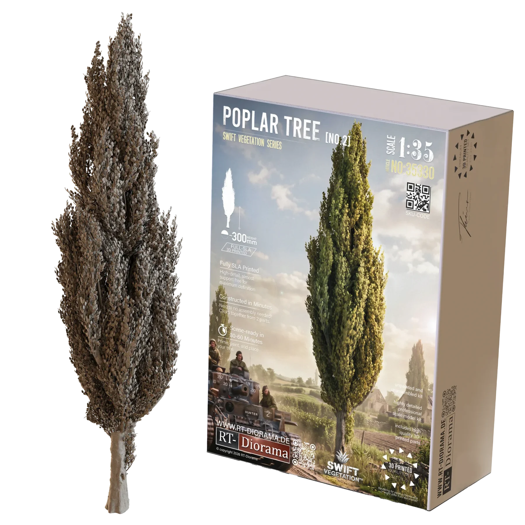 Poplar Tree No.2 [300 mm] 1/35 – product image