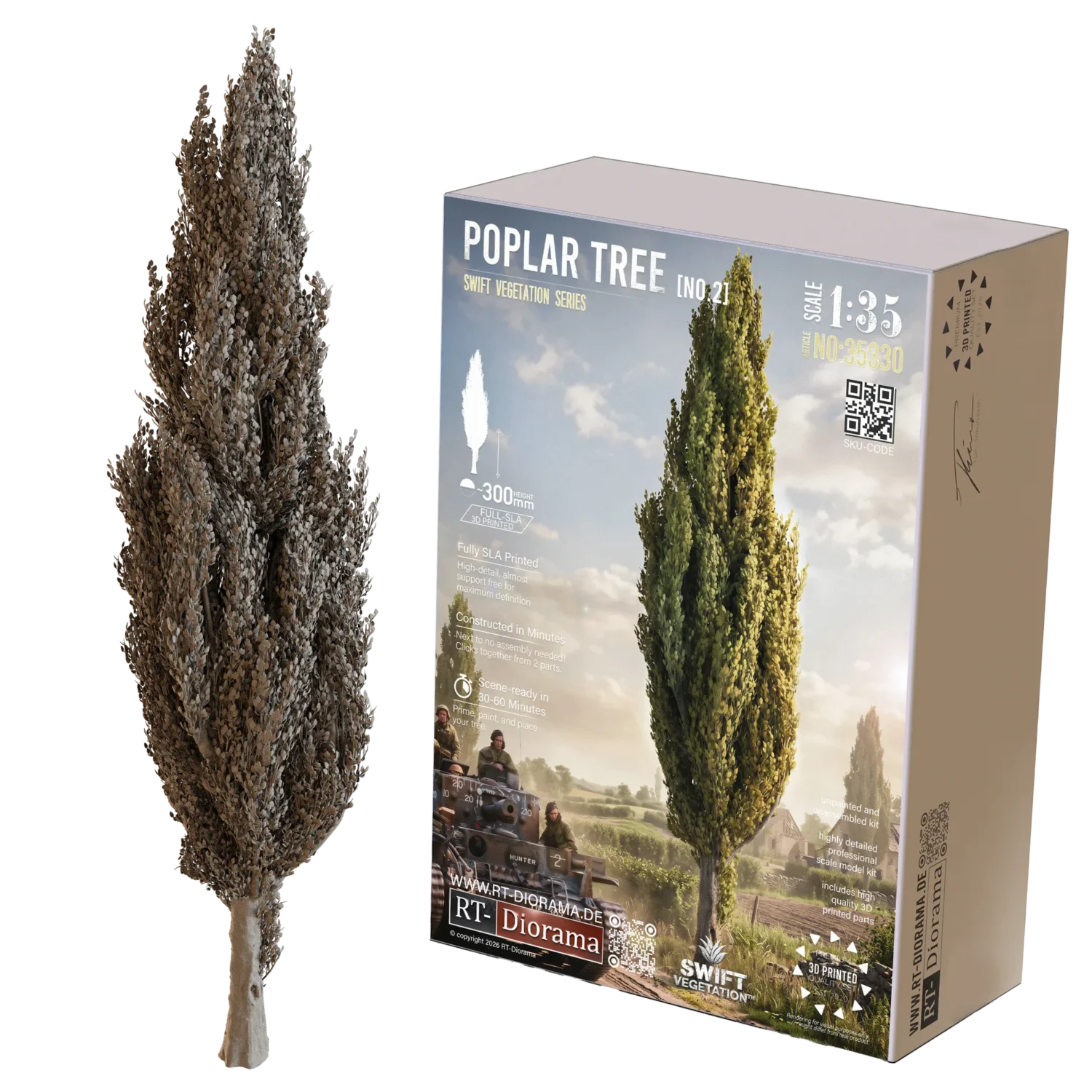 Poplar Tree No.2 [300 mm] 1/35 – product image
