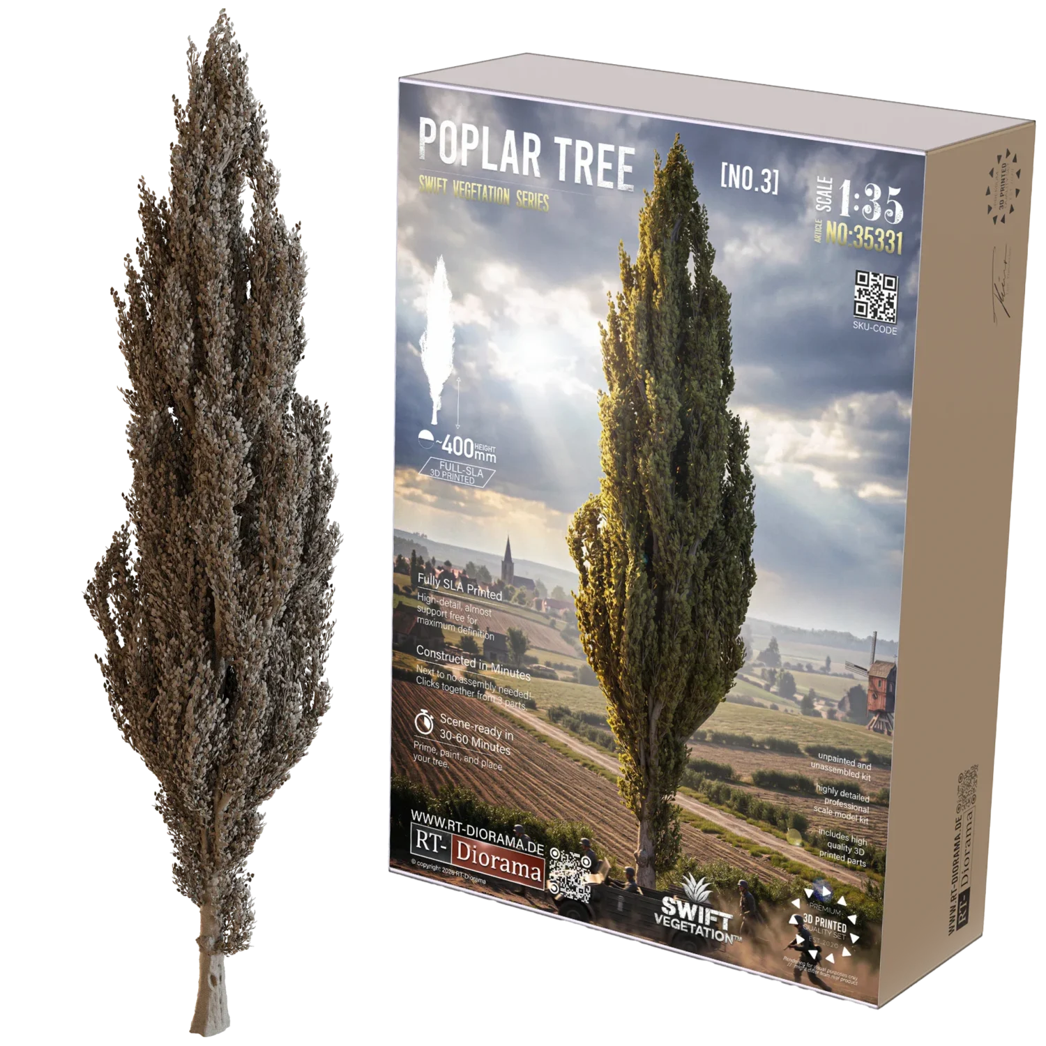 Poplar Tree No.3 [400mm] 1/35 – product image