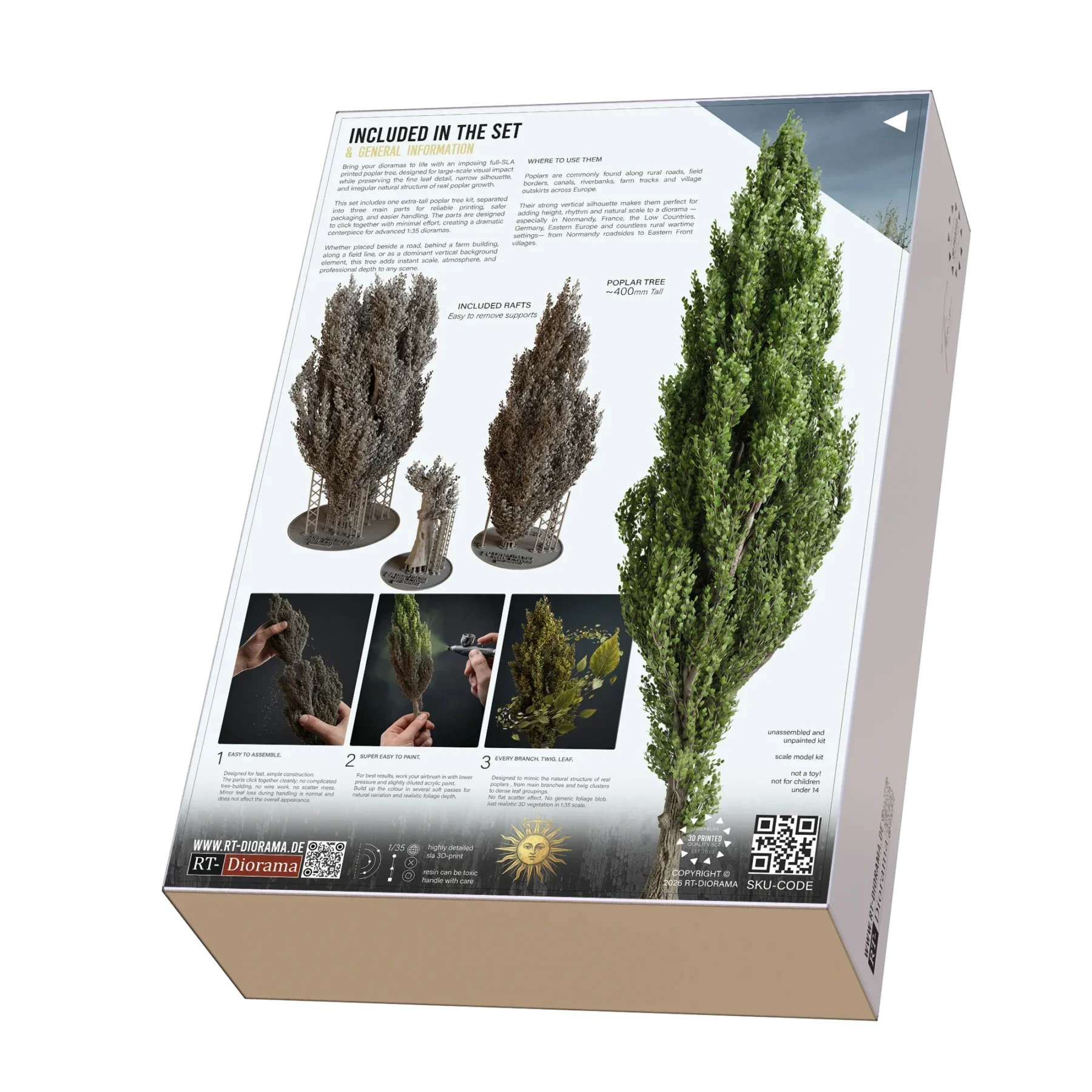 Poplar Tree No.3 [400mm] 1/35 – product image