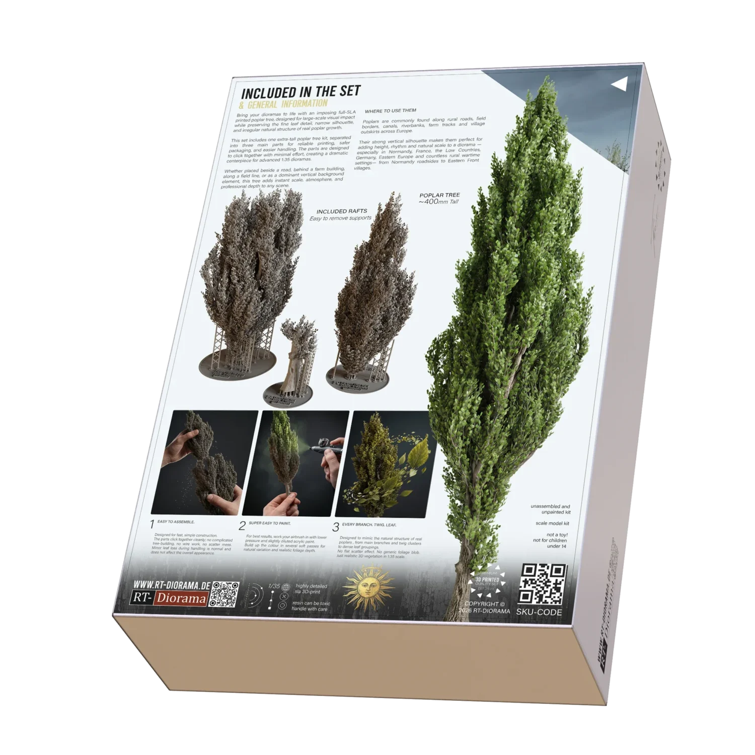 Poplar Tree No.3 [400mm] 1/35 – product image