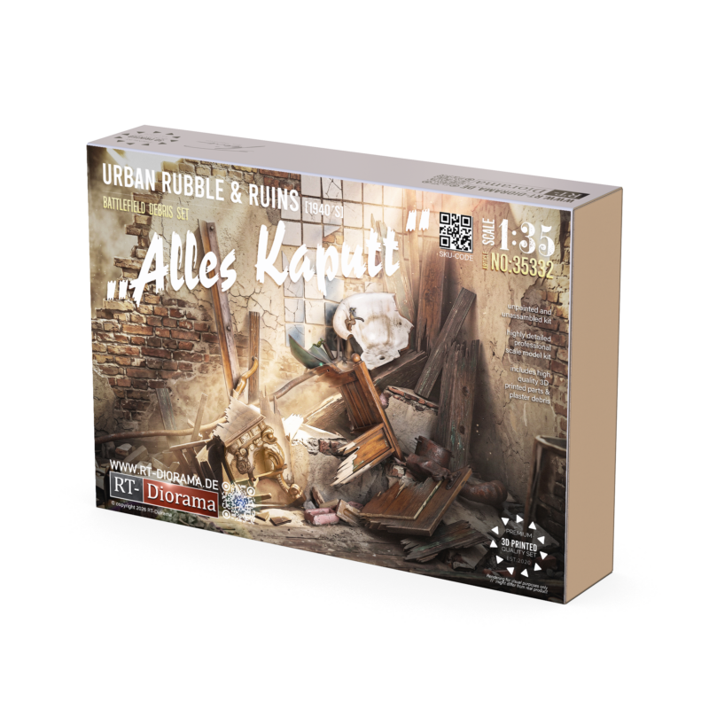 “Alles Kaputt” Urban Rubble & Ruins Set 1/35 – product image