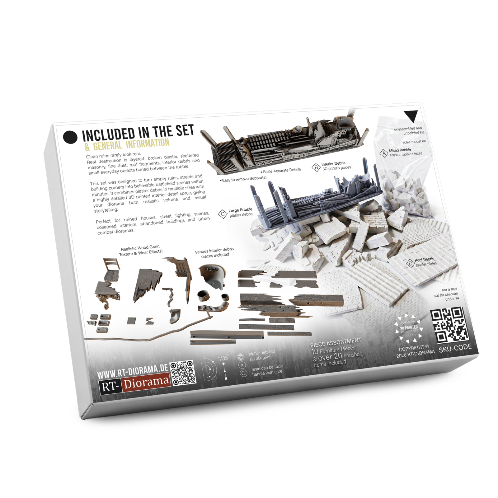 “Alles Kaputt” Urban Rubble & Ruins Set 1/35 – product image