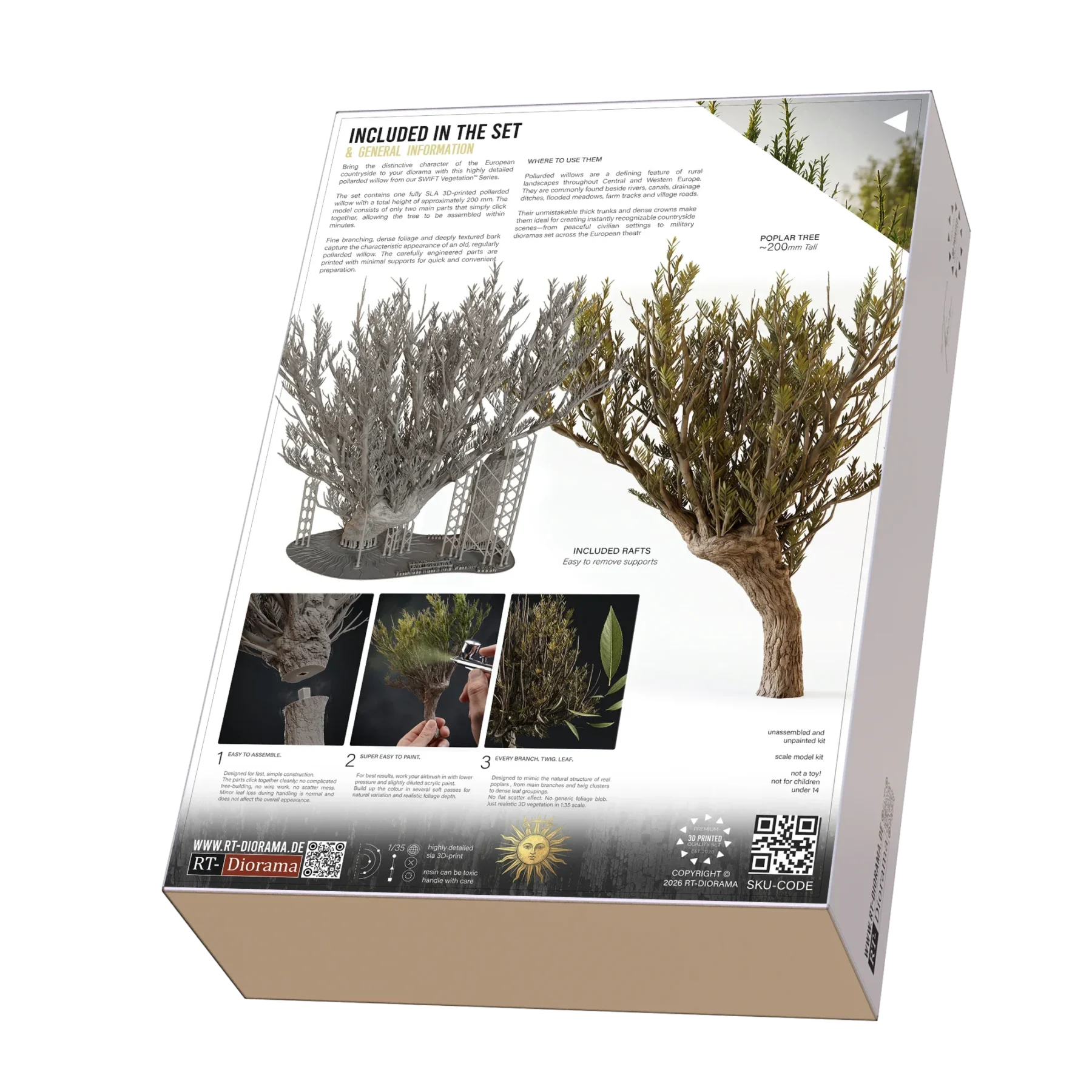 Pollarded Willow No.2 [~200mm] 1/35 – product image