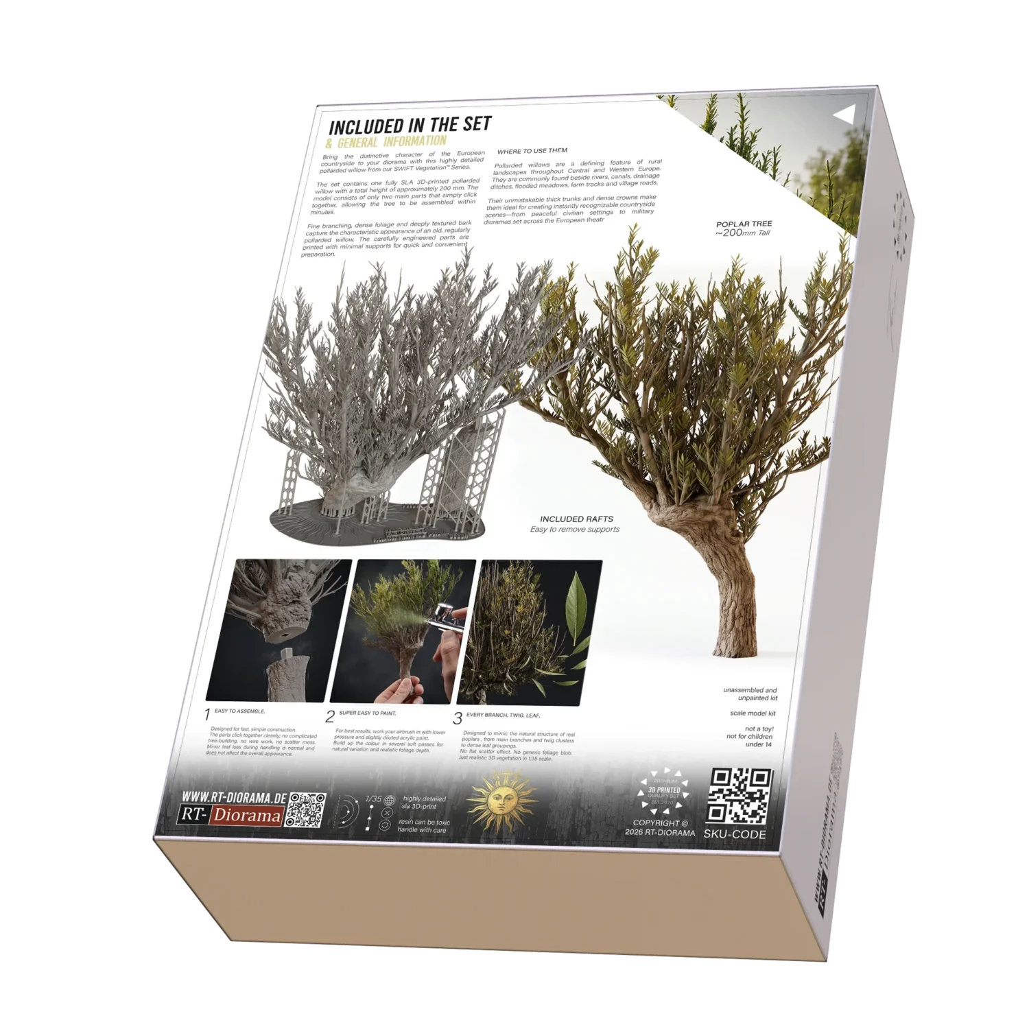 Pollarded Willow No.2 [~200mm] 1/35 – product image