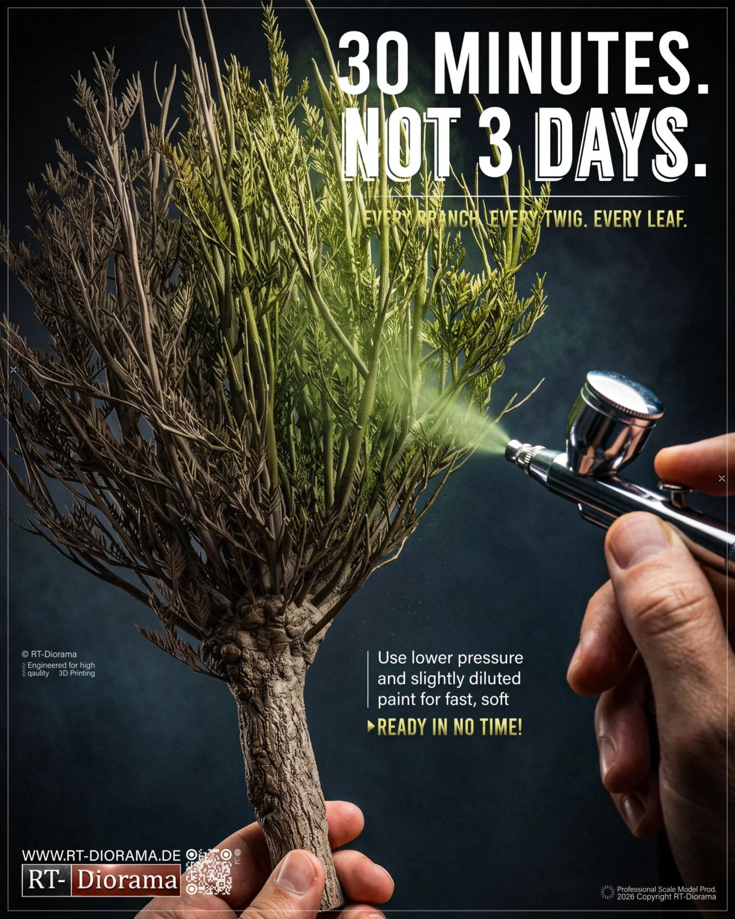 Pollarded Willow No.3 [~250mm] 1/35 – product image