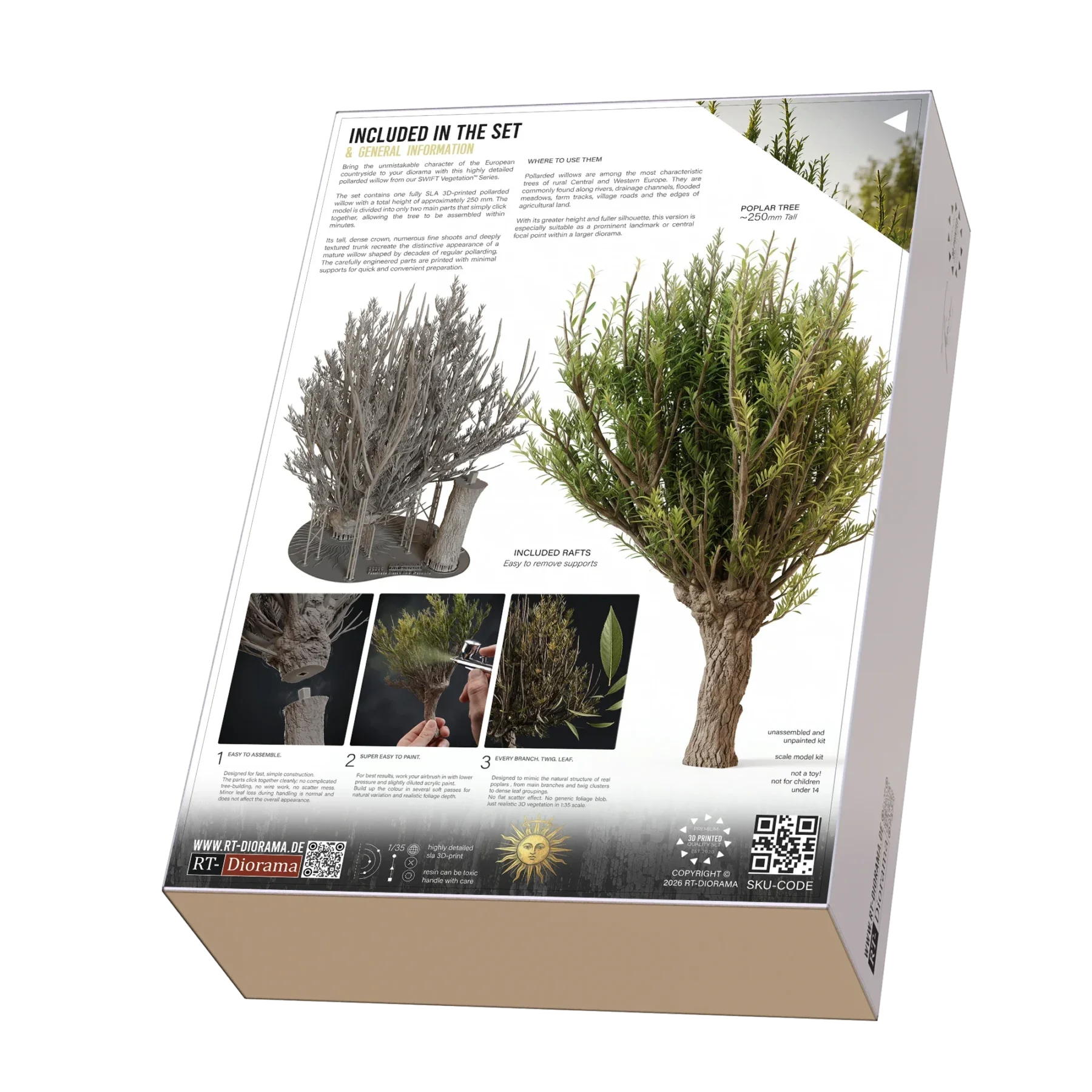 Pollarded Willow No.3 [~250mm] 1/35 – product image