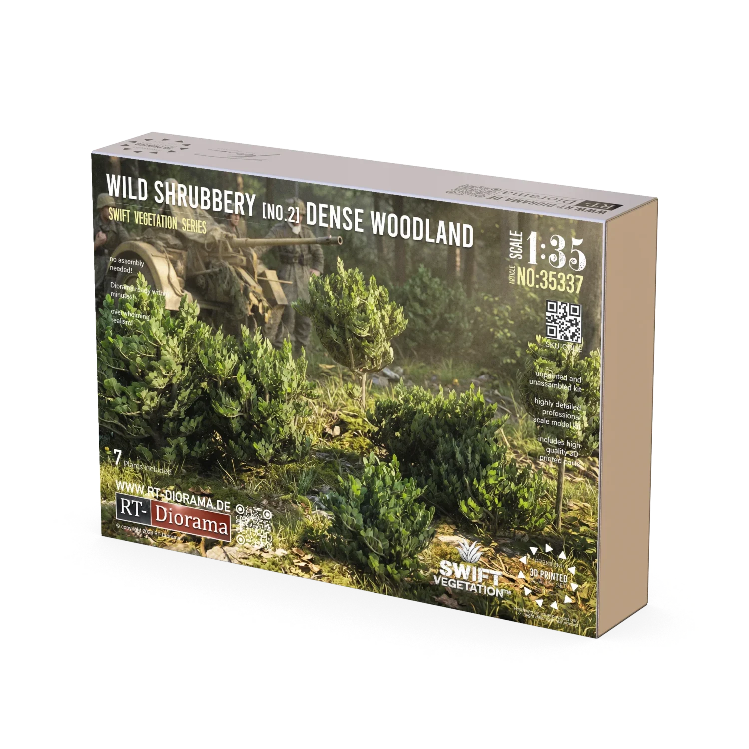 Wild Shrubbery No.2 "Dense Woodland" 1/35 – product image
