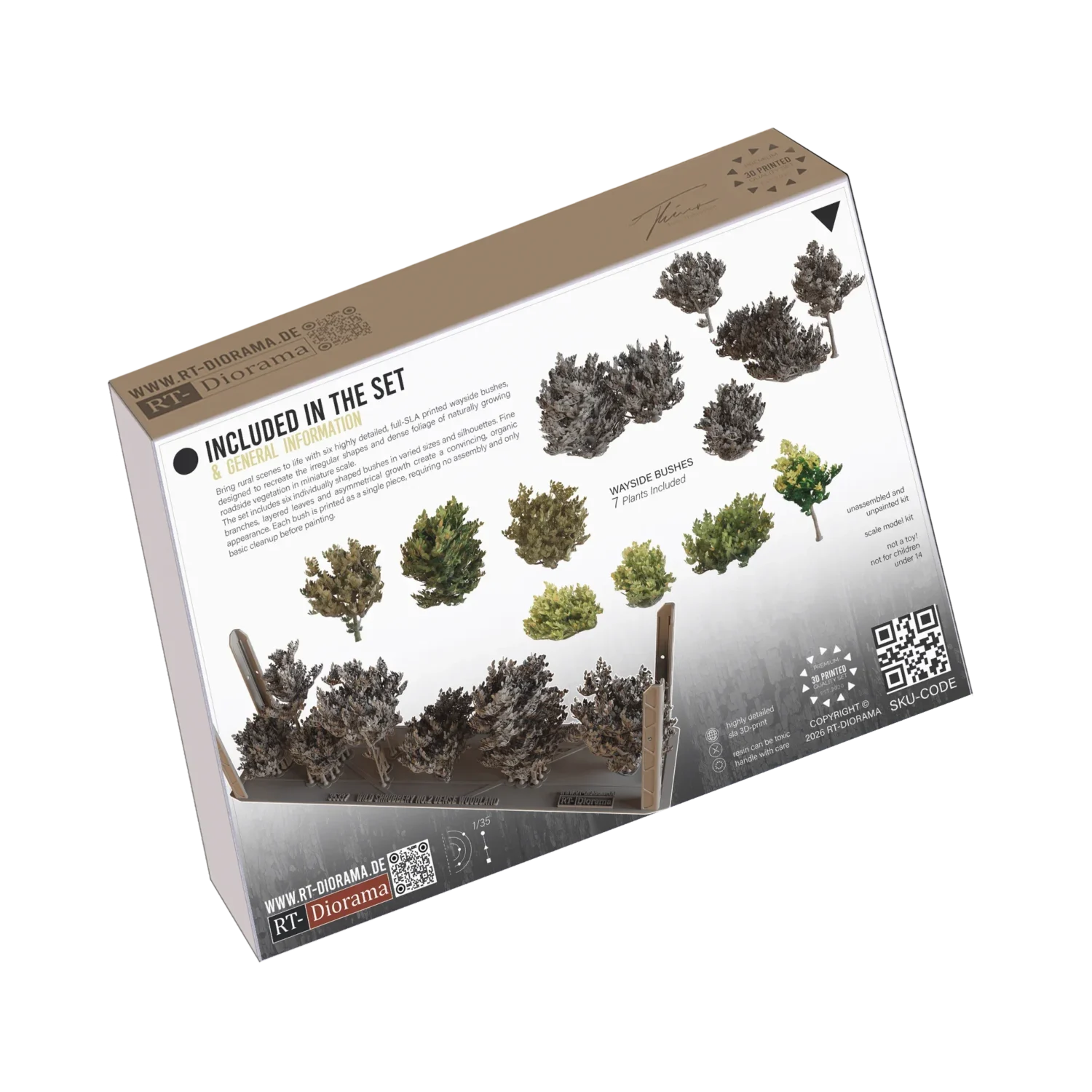 Wild Shrubbery No.2 "Dense Woodland" 1/35 – product image