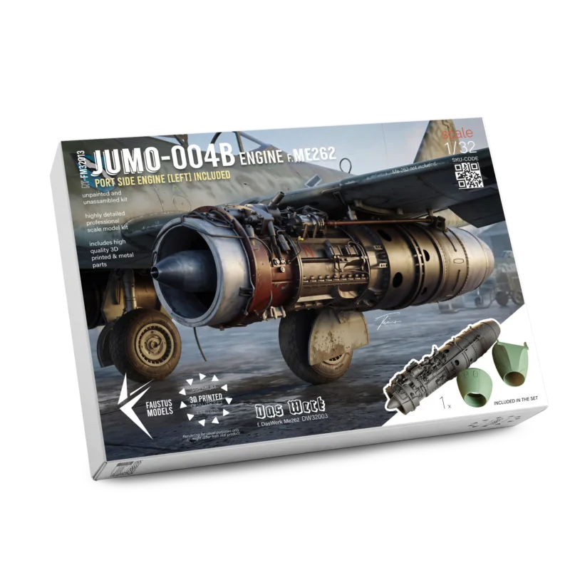 Jumo-004B Engine f. Me262 [Left Side] 1/32