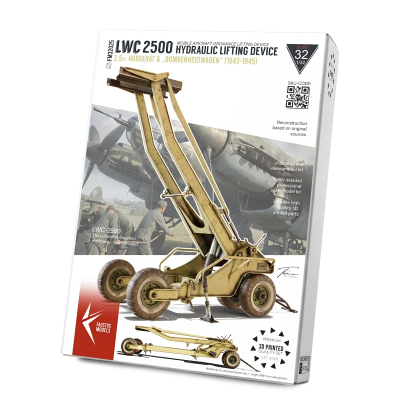 LWC 2500 Bombenheißwagen Hydraulic Lifting Device 1/32