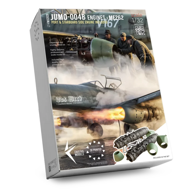 Jumo-004B Engine f. Me262 [Both Sides] 1/32